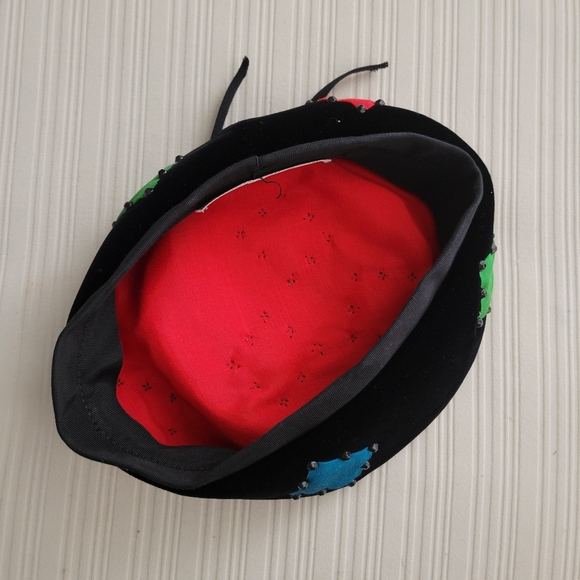 Colorful Beret with Ribbon - Picture 3 of 5